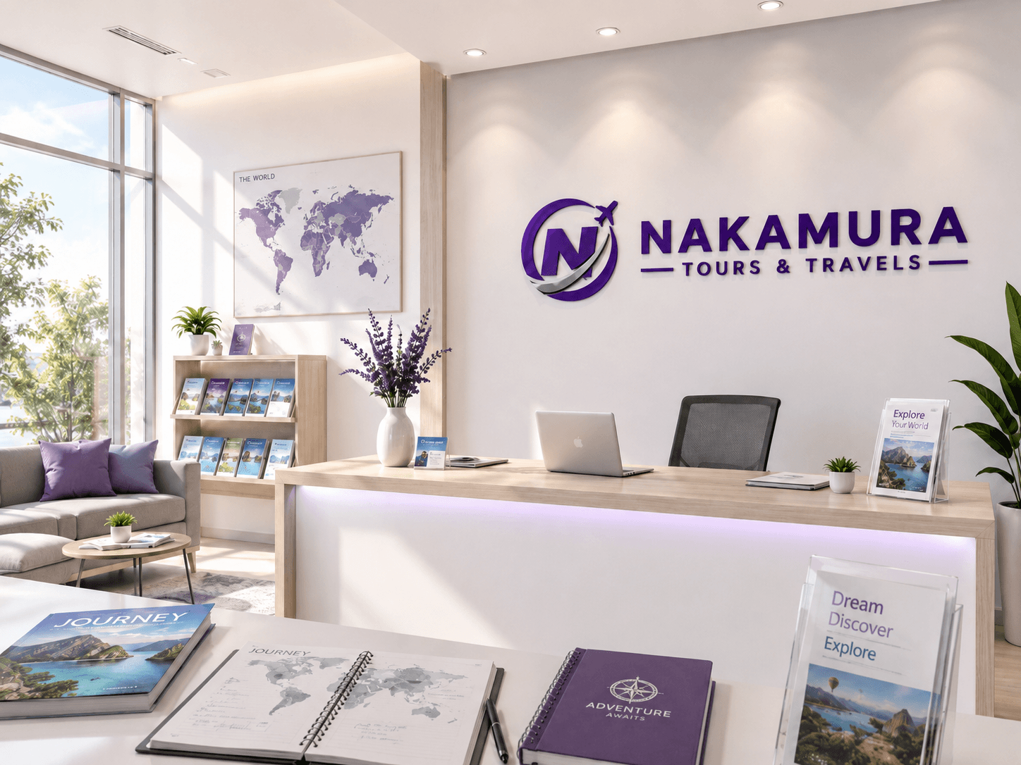 Nakamura Tours & Travels office reception
